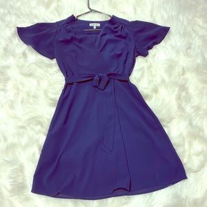 Blue cocktail dress